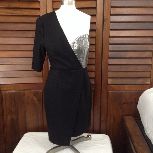 Asilio Black Mini Dress Can't Leave Her Mini Dress Size US 8 - Picture 2 of 8